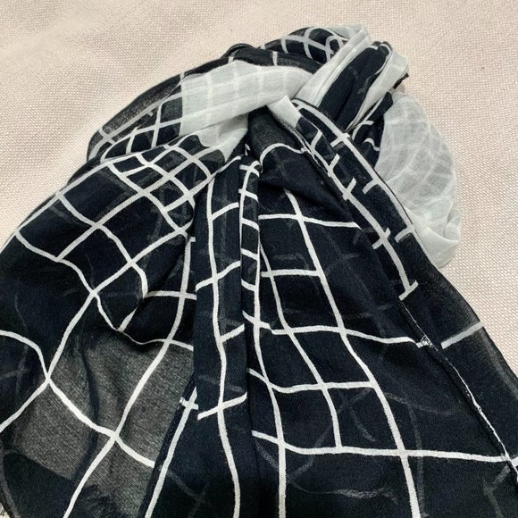 Armani Exchange Scarf Premium Silk Cotton Vintage AX A/X NWOT - Picture 3 of 8